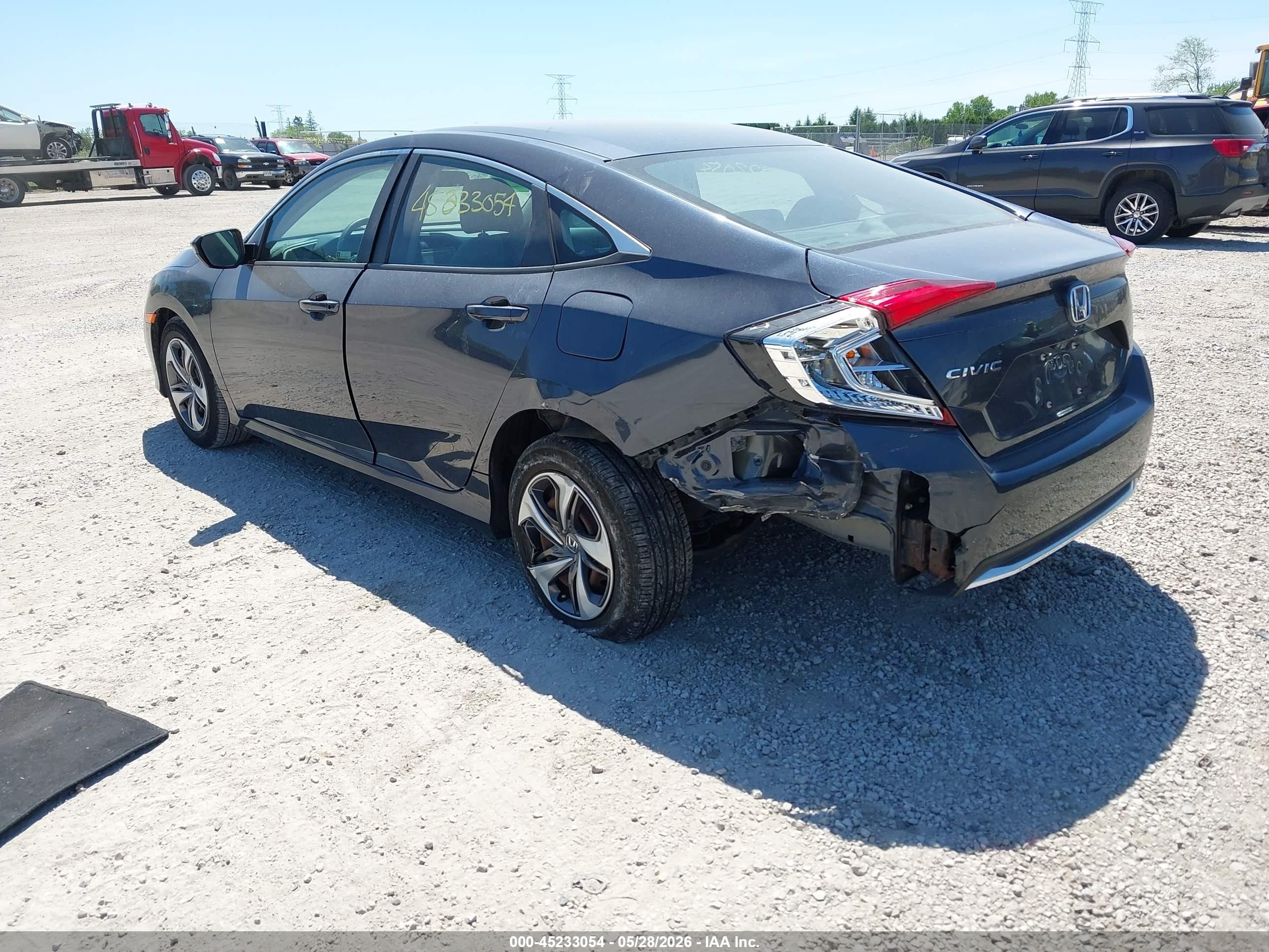 2019 Honda Civic Lx Blue vin: 19XFC2F63KE022707