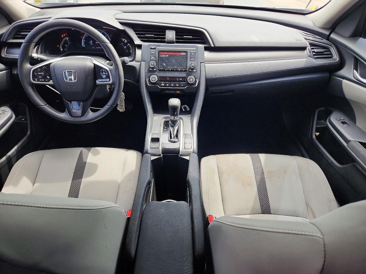 2019 Honda Civic Lx Gray vin: 19XFC2F63KE034596