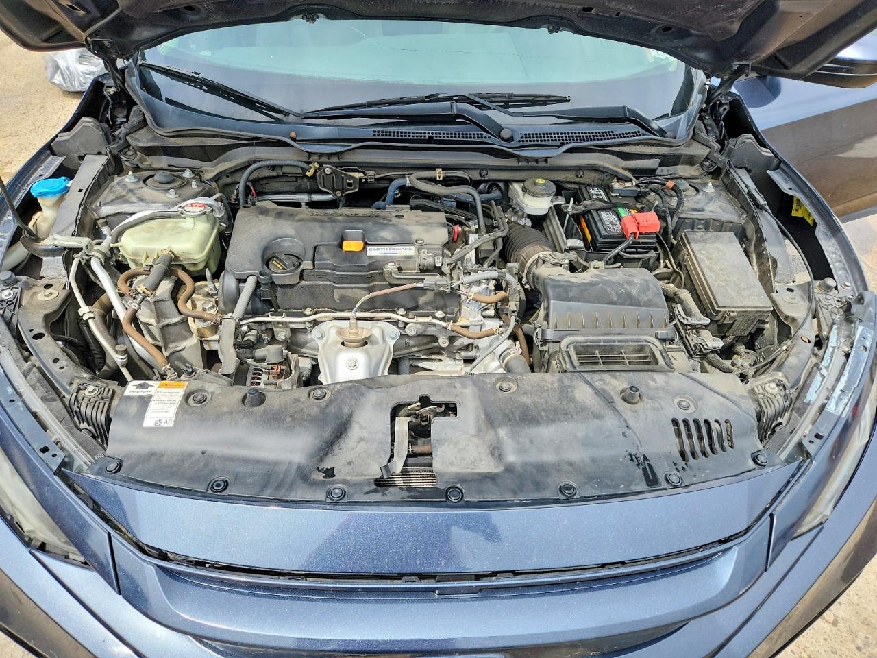 2019 Honda Civic Lx Gray vin: 19XFC2F63KE034596