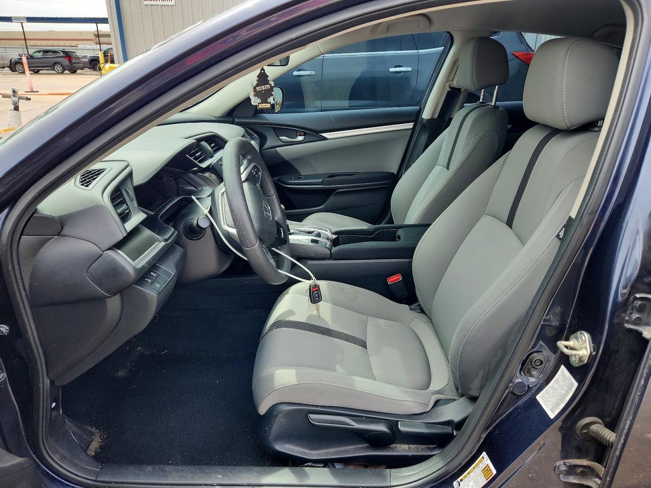 2019 Honda Civic Lx Gray vin: 19XFC2F63KE034596