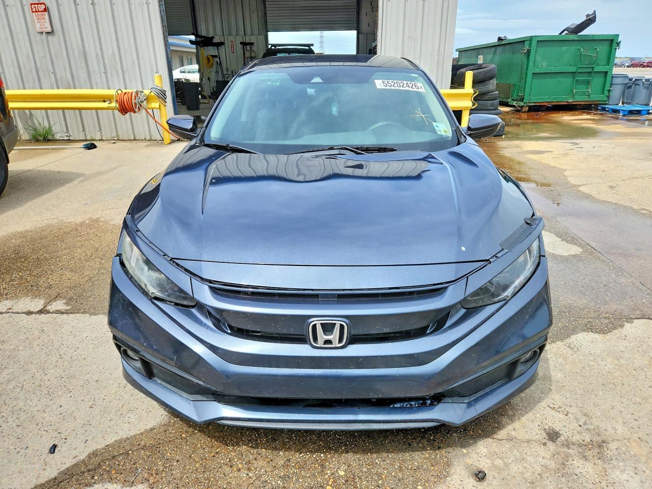 2019 Honda Civic Lx Gray vin: 19XFC2F63KE034596