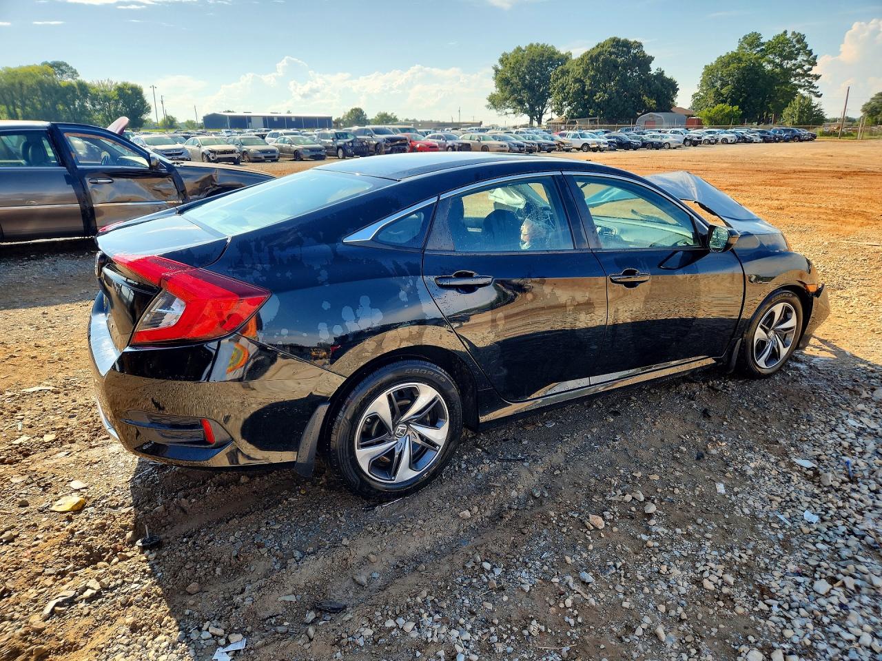 2020 Honda Civic Lx Black vin: 19XFC2F63LE001289