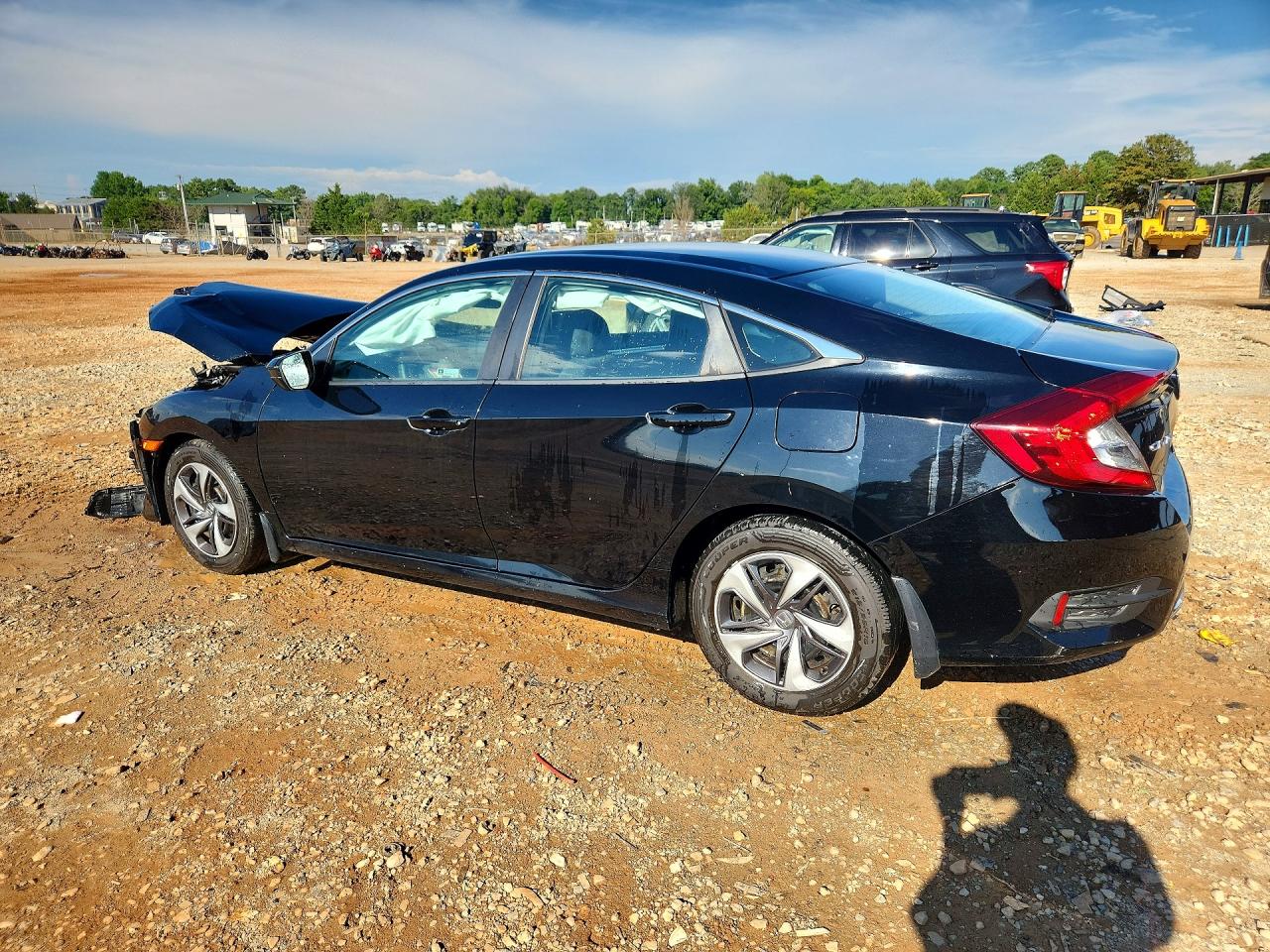 2020 Honda Civic Lx Black vin: 19XFC2F63LE001289