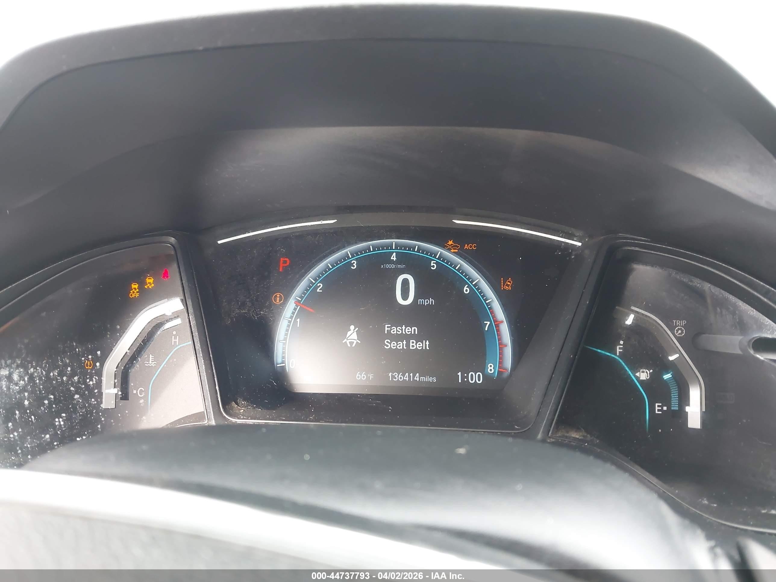 2019 Honda Civic Lx Черный vin: 19XFC2F64KE021047