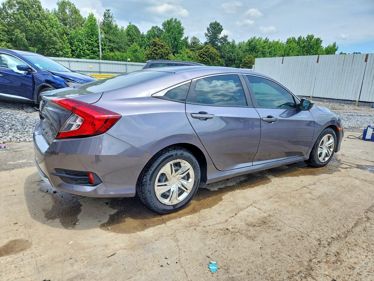 2020 Honda Civic Lx Серый vin: 19XFC2F64LE008817