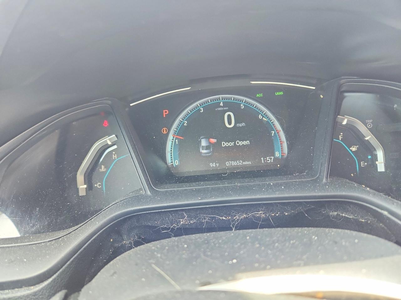 2020 Honda Civic Lx Серый vin: 19XFC2F64LE008817