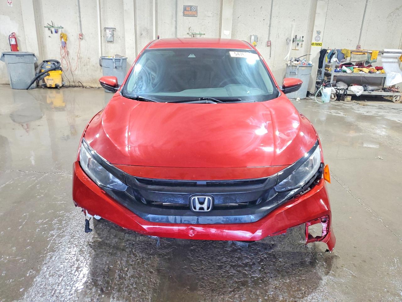 2019 Honda Civic Lx Orange vin: 19XFC2F65KE009909
