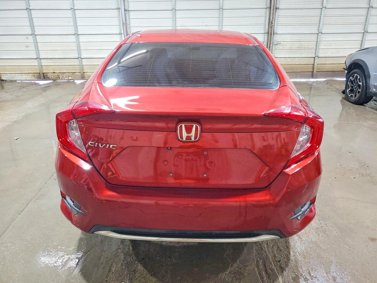 2019 Honda Civic Lx Orange vin: 19XFC2F65KE009909