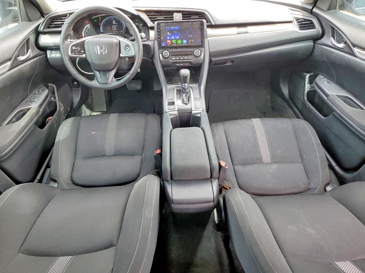 2019 Honda Civic Lx Black vin: 19XFC2F65KE205705