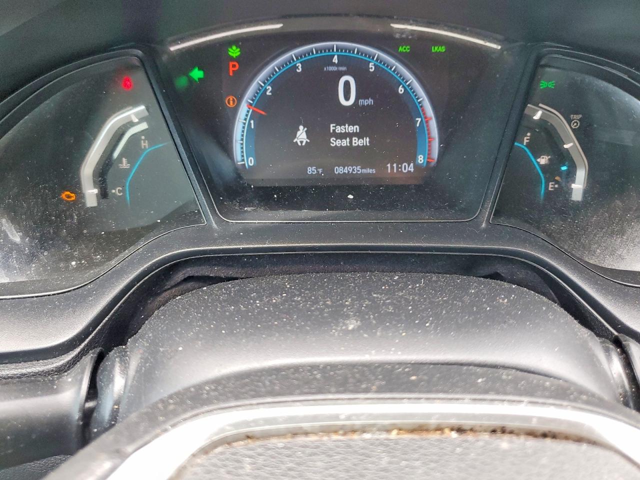 2019 Honda Civic Lx Black vin: 19XFC2F65KE205705