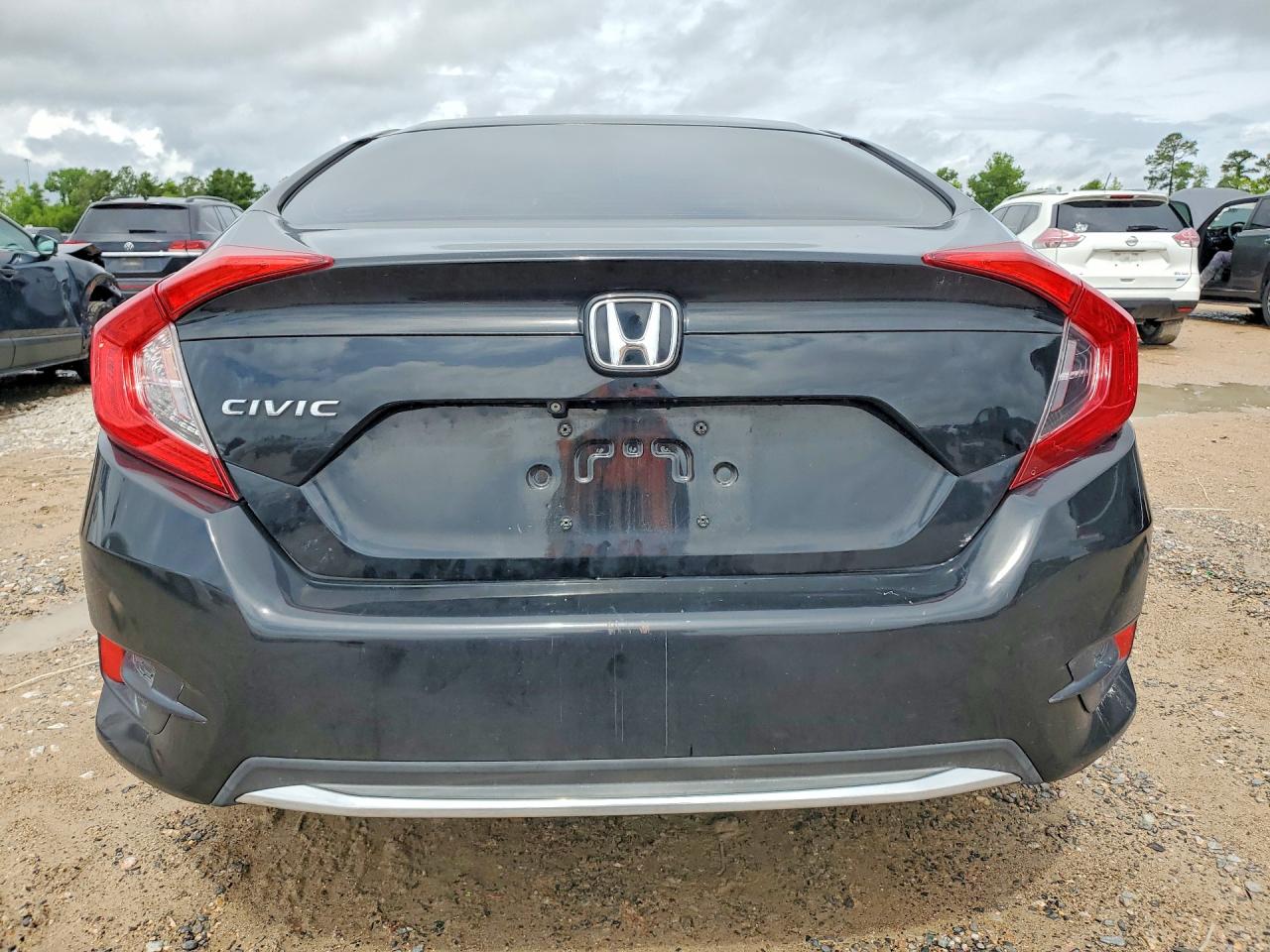 2019 Honda Civic Lx Black vin: 19XFC2F65KE205705