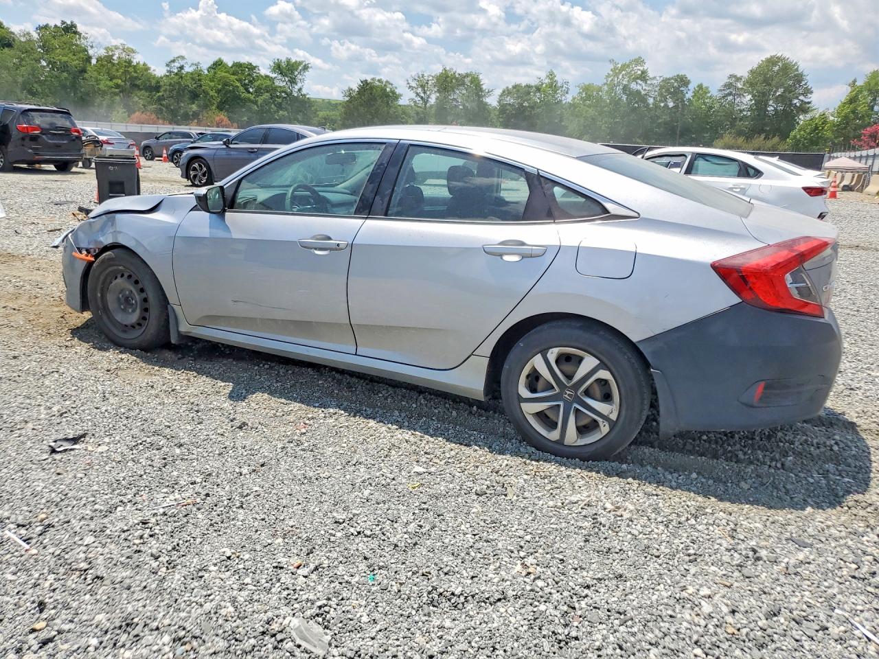 2016 Honda Civic Lx Серебряный vin: 19XFC2F67GE060478