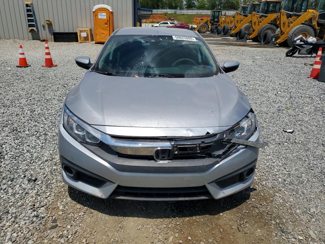 2016 Honda Civic Lx Серебряный vin: 19XFC2F67GE060478