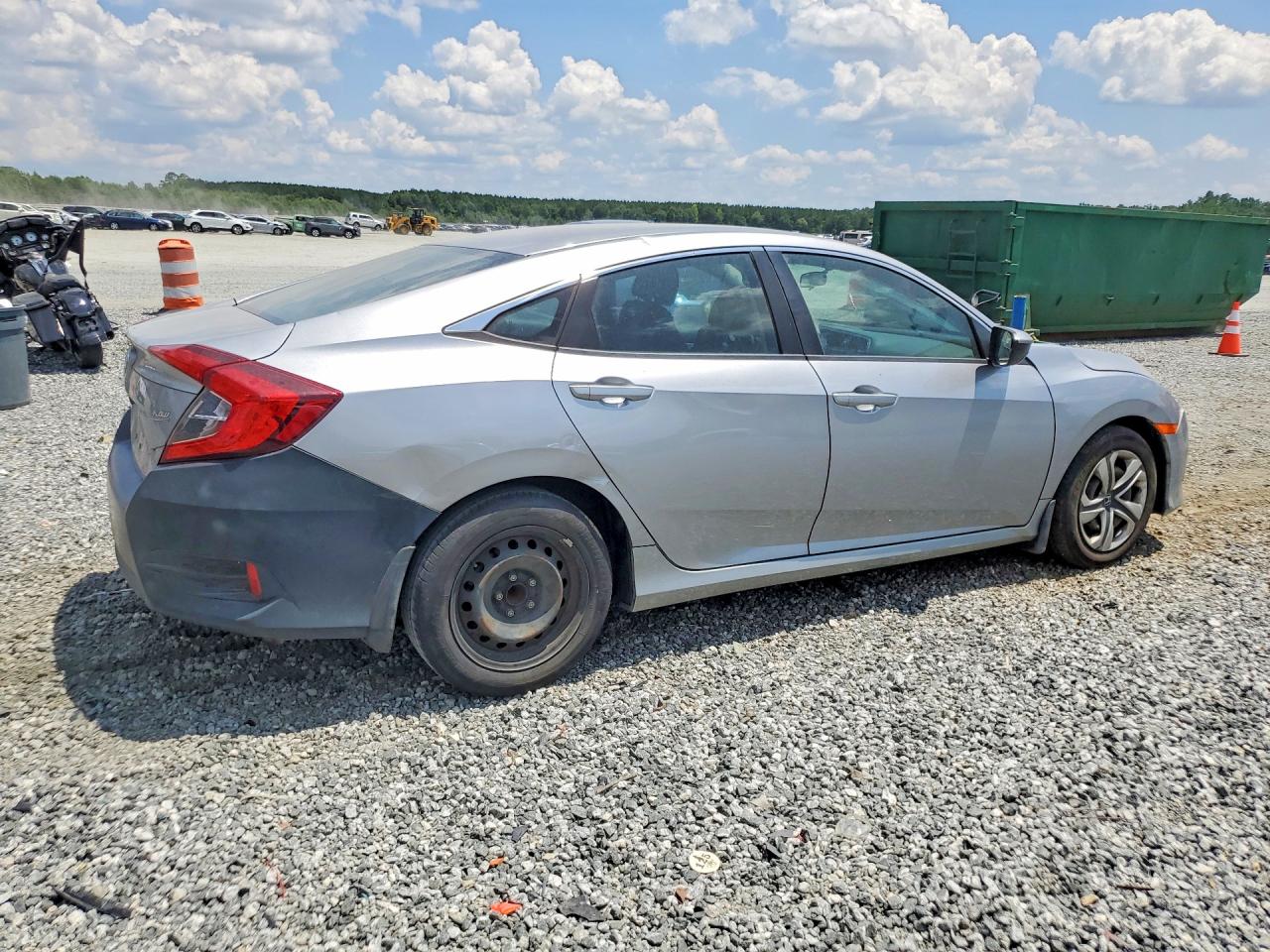 2016 Honda Civic Lx Серебряный vin: 19XFC2F67GE060478