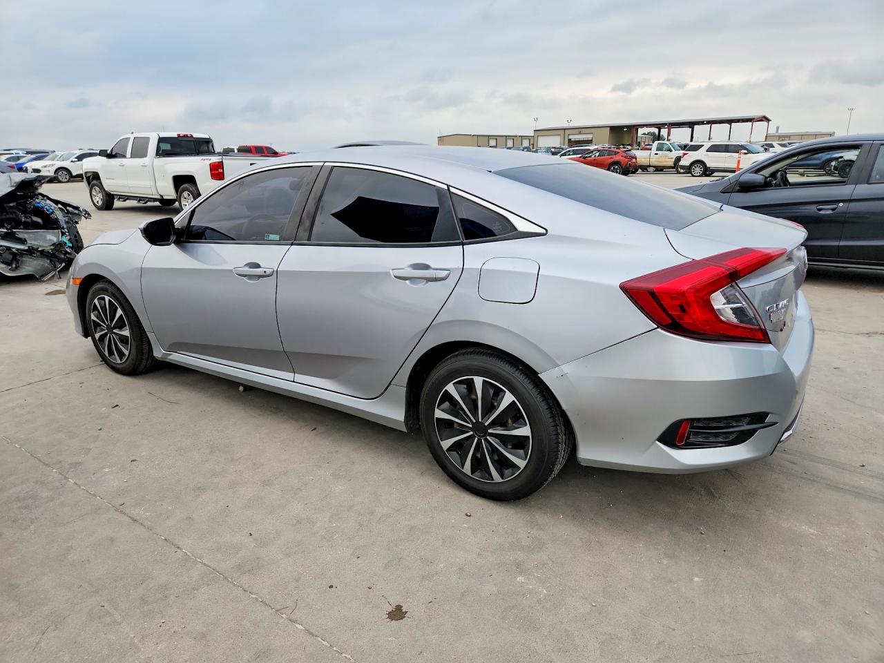 2020 Honda Civic Lx Gray vin: 19XFC2F67LE021626