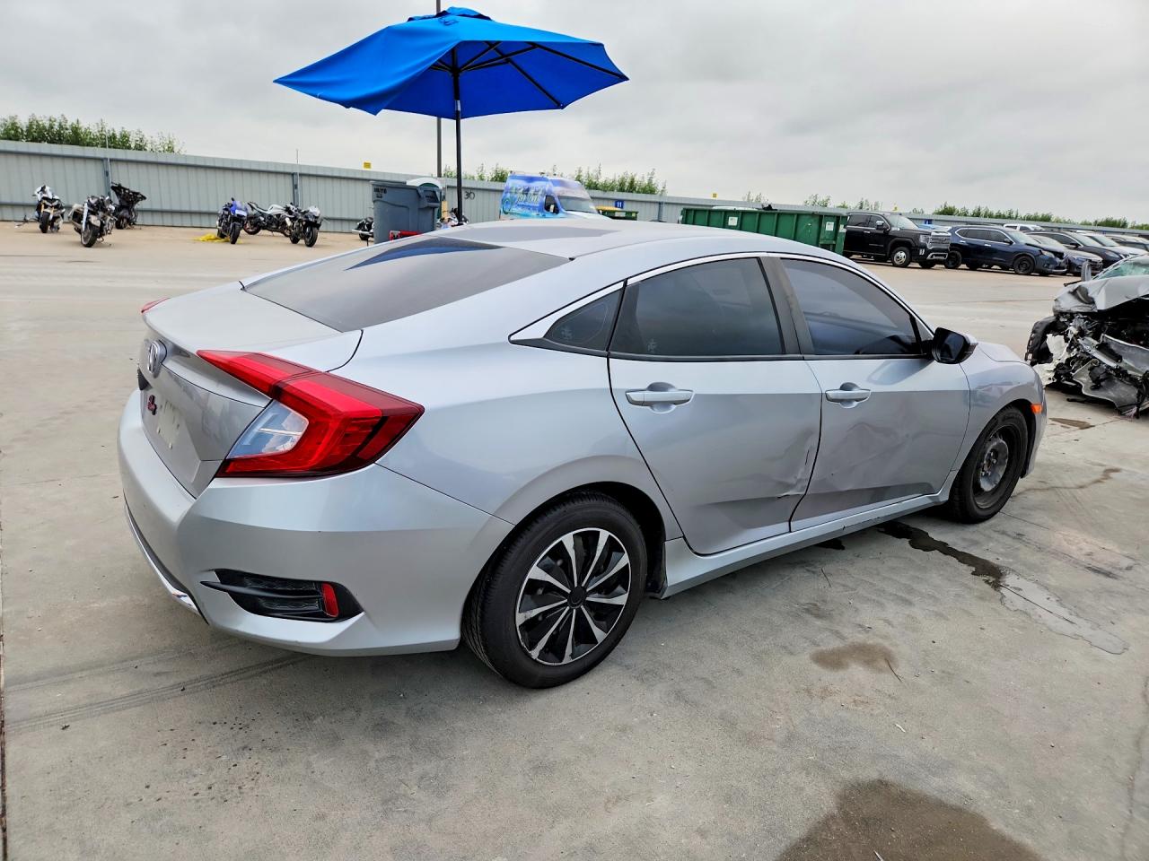 2020 Honda Civic Lx Gray vin: 19XFC2F67LE021626