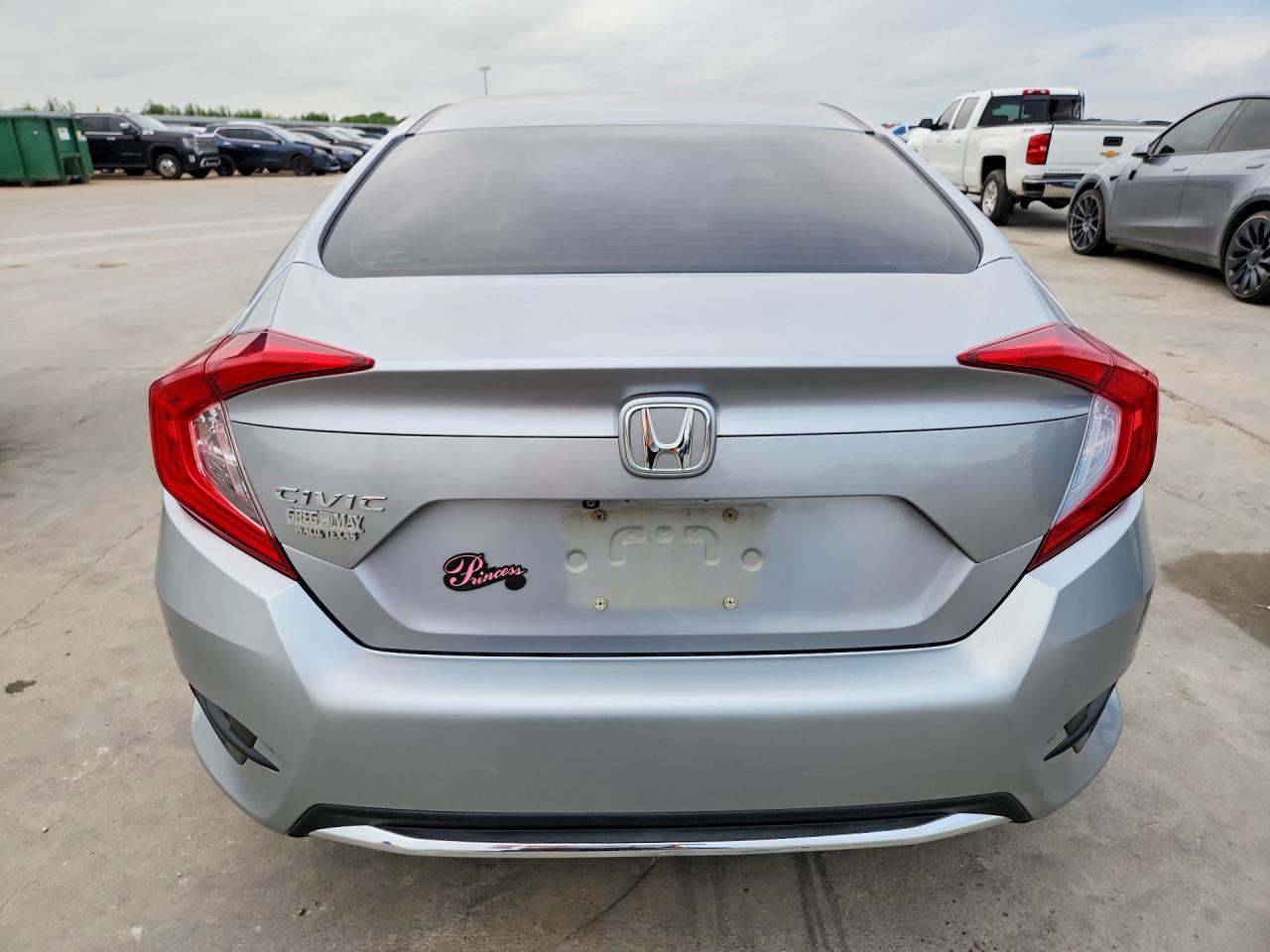2020 Honda Civic Lx Gray vin: 19XFC2F67LE021626