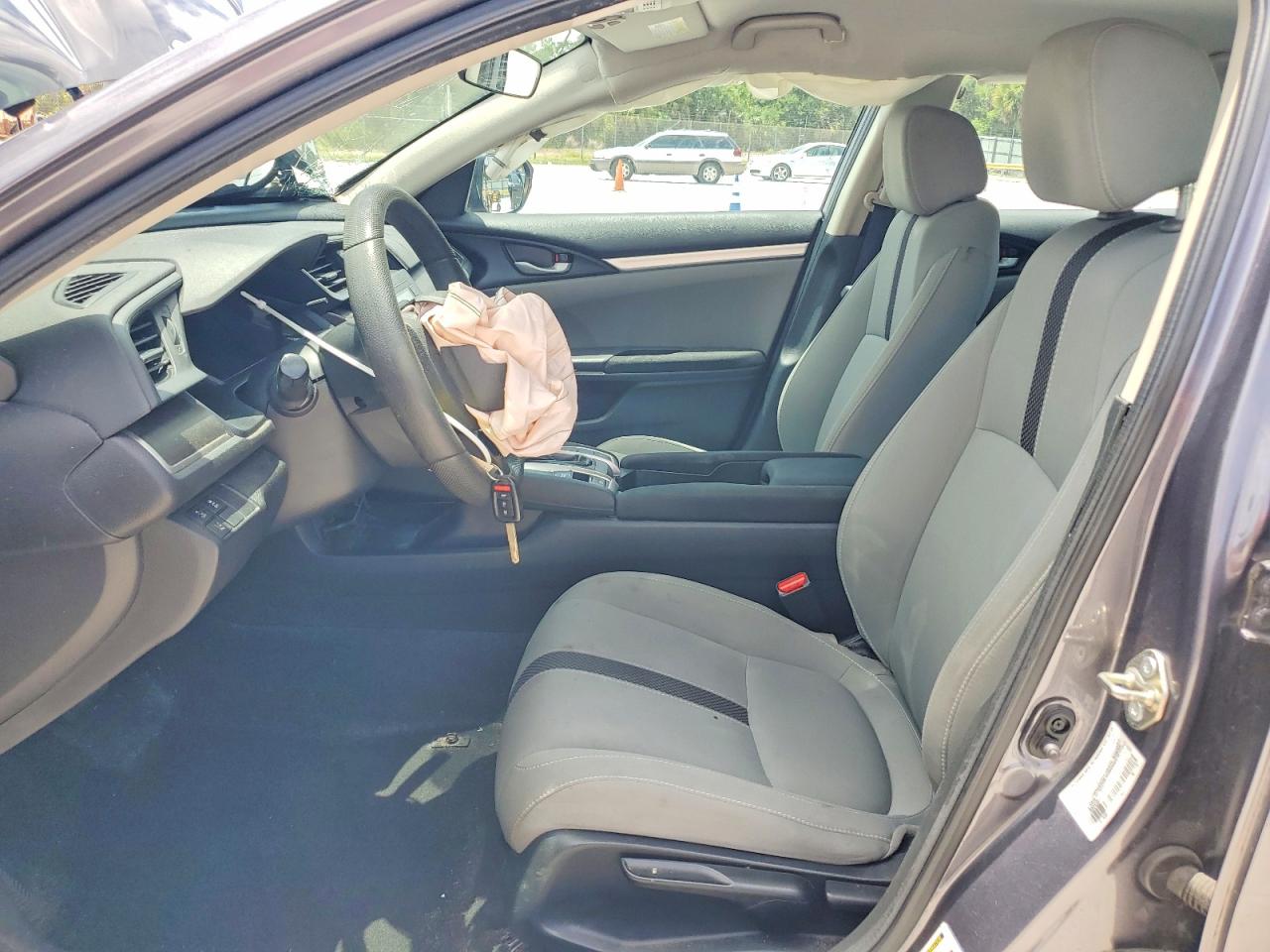 2020 Honda Civic Lx Gray vin: 19XFC2F68LE009386