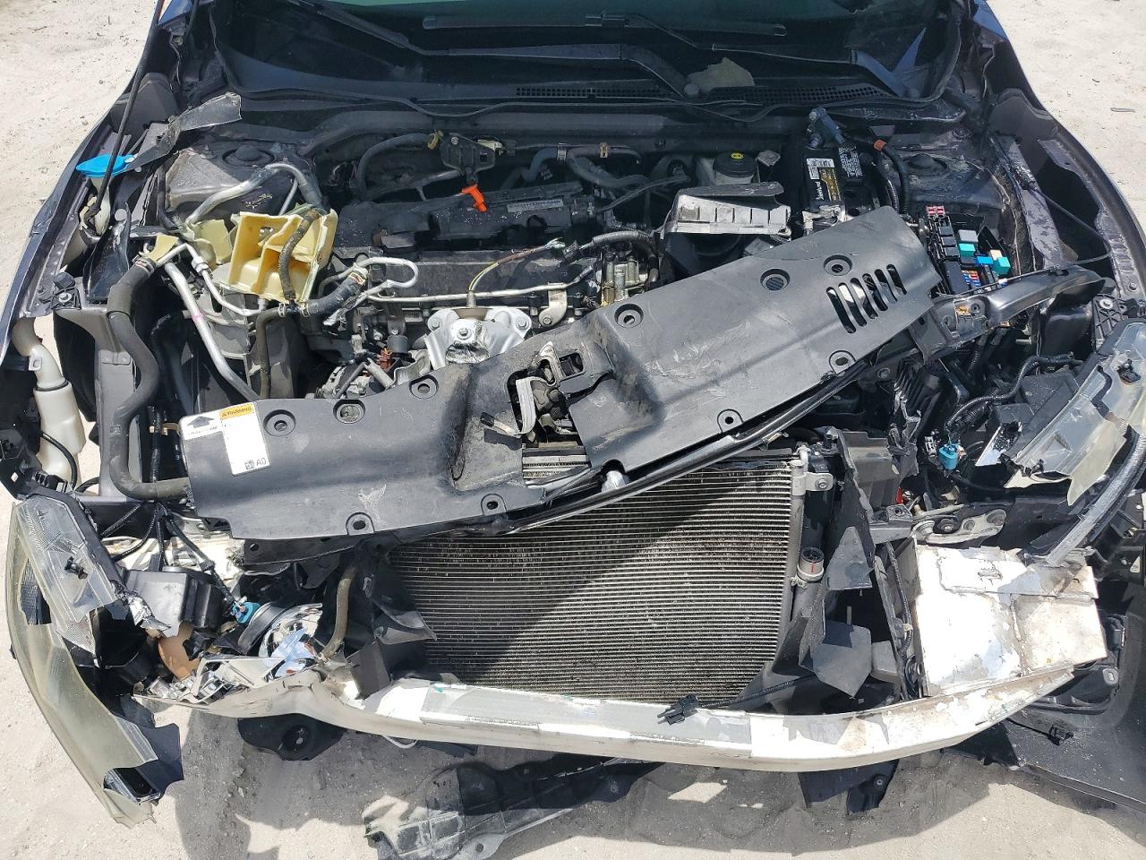 2020 Honda Civic Lx Gray vin: 19XFC2F68LE009386