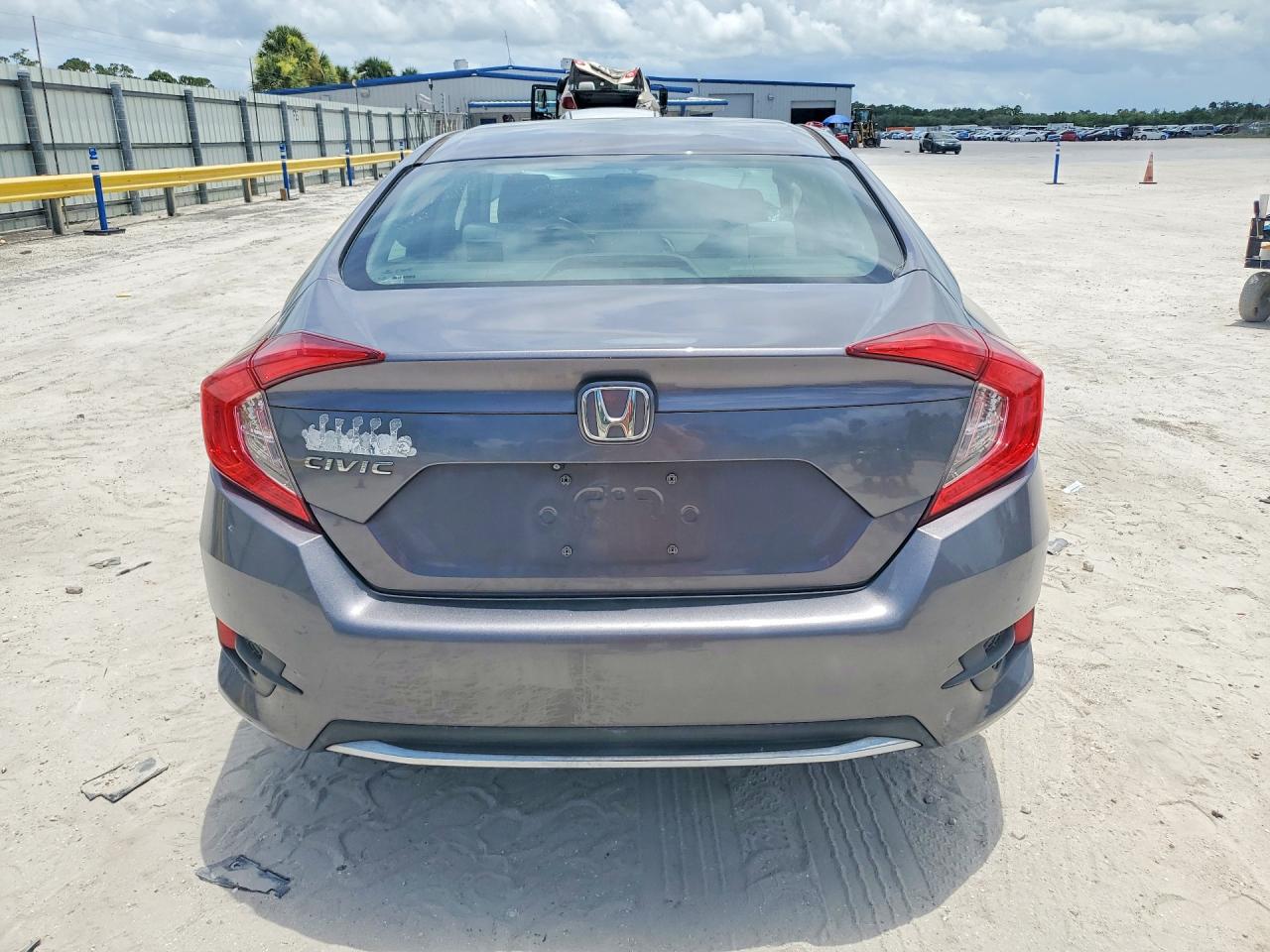 2020 Honda Civic Lx Gray vin: 19XFC2F68LE009386