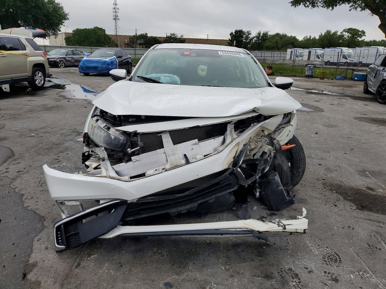 2020 Honda Civic Lx Белый vin: 19XFC2F68LE011641