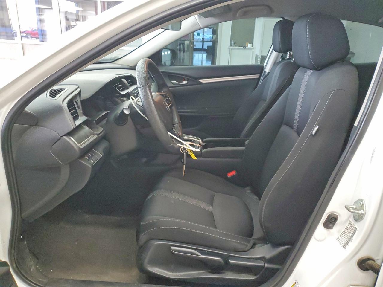 2020 Honda Civic Lx White vin: 19XFC2F68LE021098
