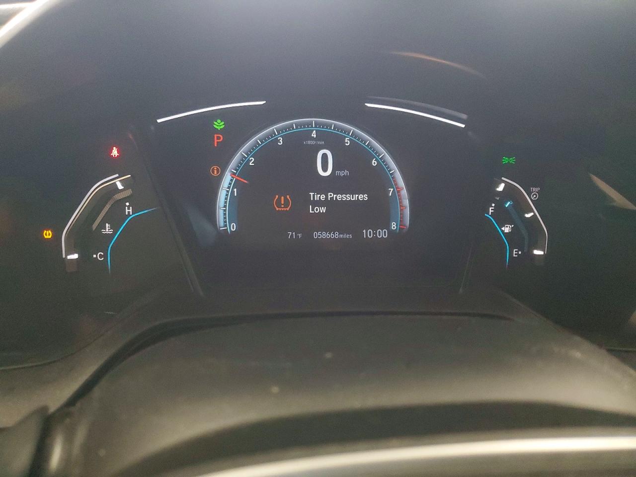 2020 Honda Civic Lx White vin: 19XFC2F68LE021098