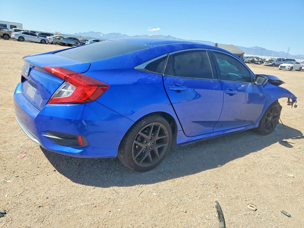 2020 Honda Civic Lx Синий vin: 19XFC2F69LE216174