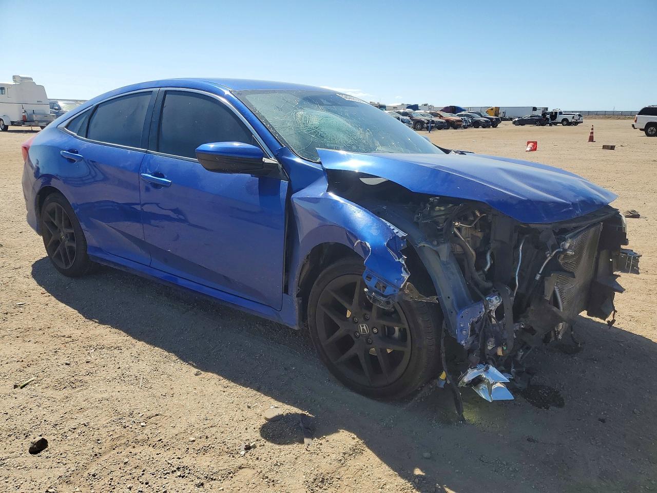 2020 Honda Civic Lx Синий vin: 19XFC2F69LE216174