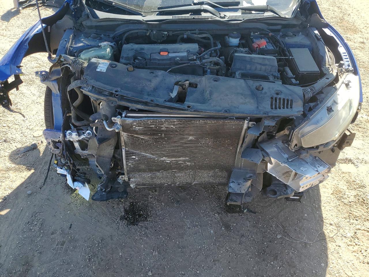 2020 Honda Civic Lx Синий vin: 19XFC2F69LE216174