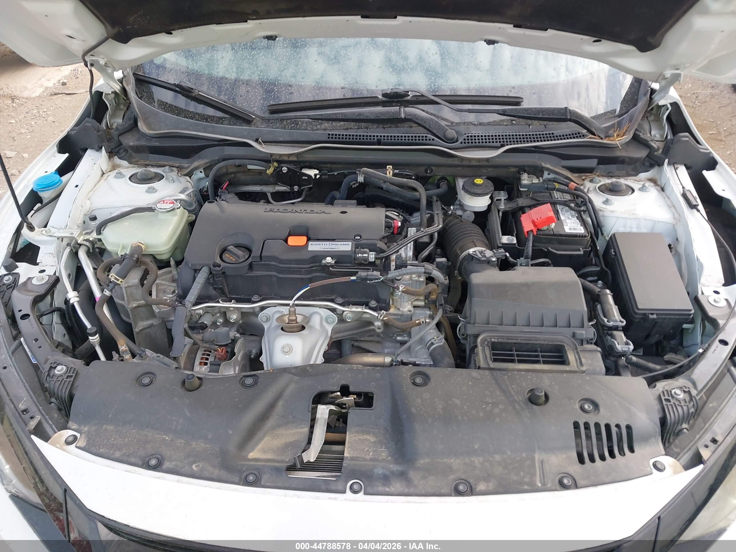 2020 Honda Civic Lx White vin: 19XFC2F6XLE024133