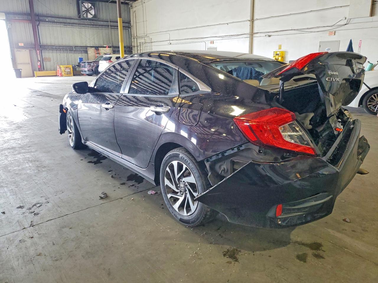 2016 Honda Civic Ex Black vin: 19XFC2F70GE030800
