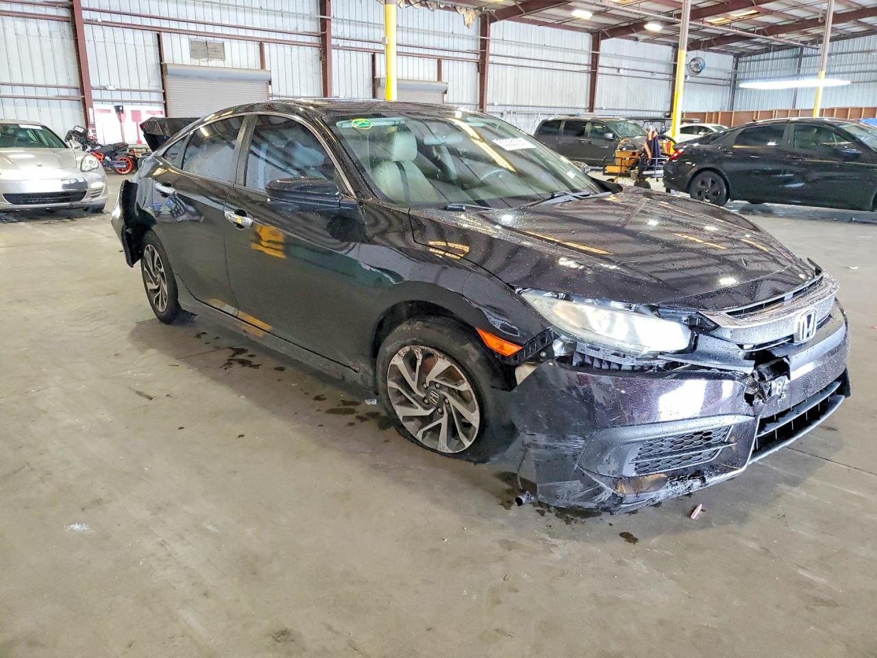 2016 Honda Civic Ex Black vin: 19XFC2F70GE030800