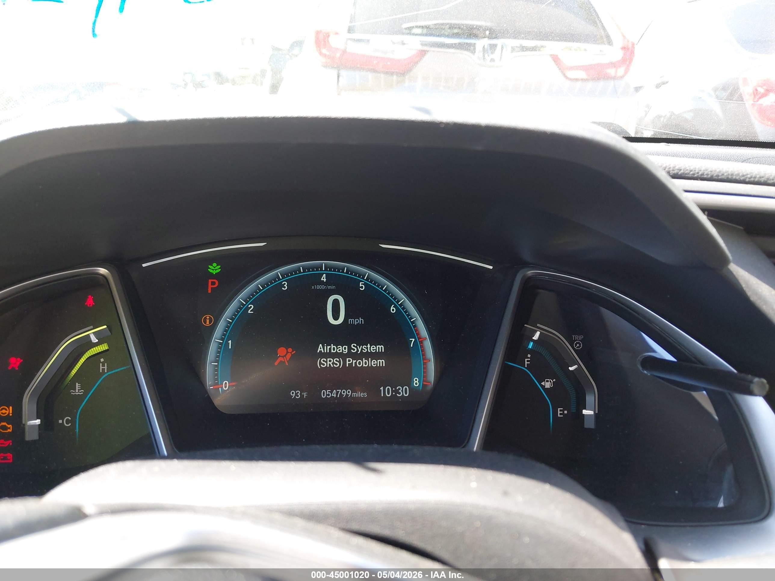 2017 Honda Civic Ex Silver vin: 19XFC2F70HE051325