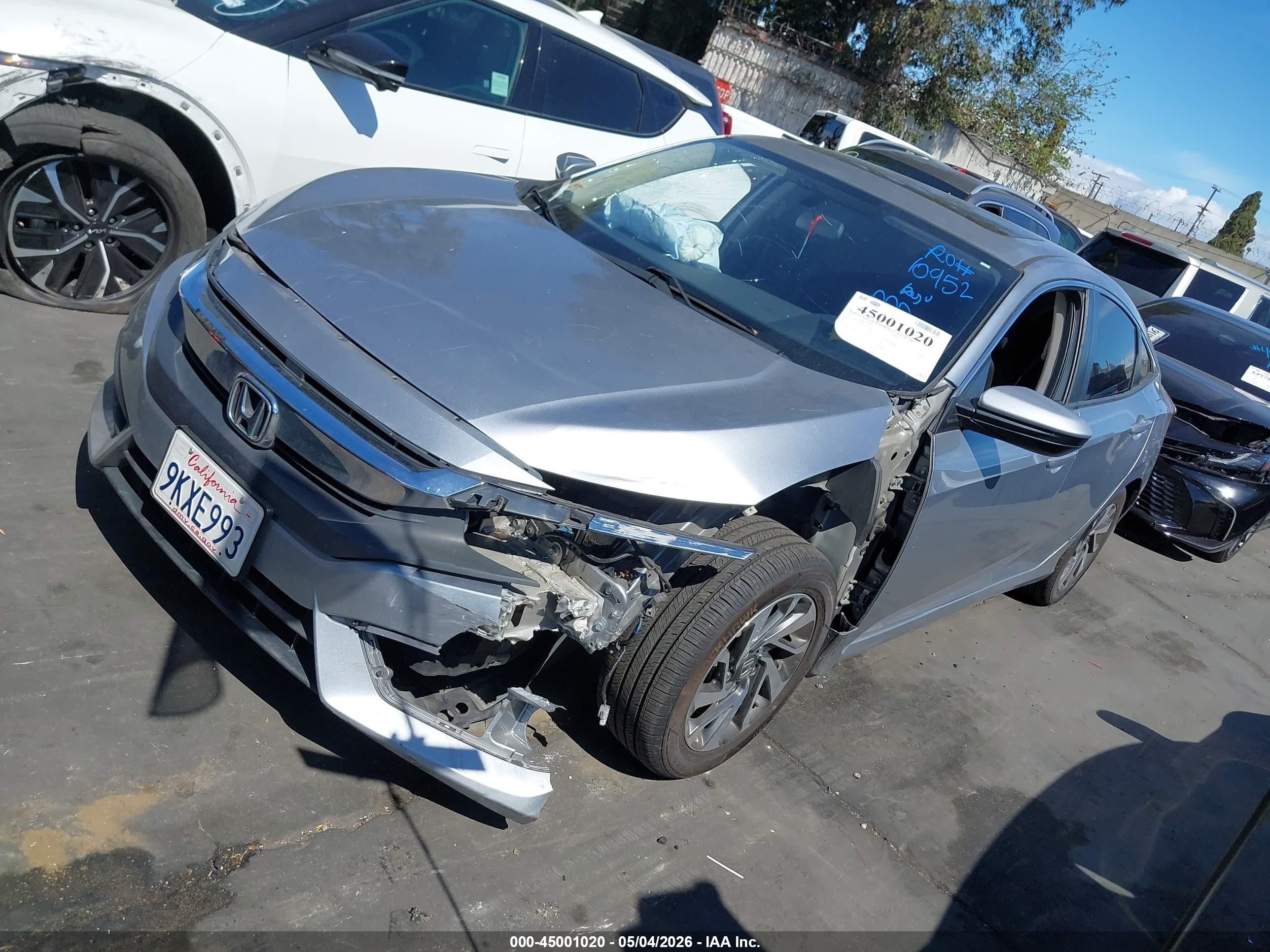 2017 Honda Civic Ex Silver vin: 19XFC2F70HE051325