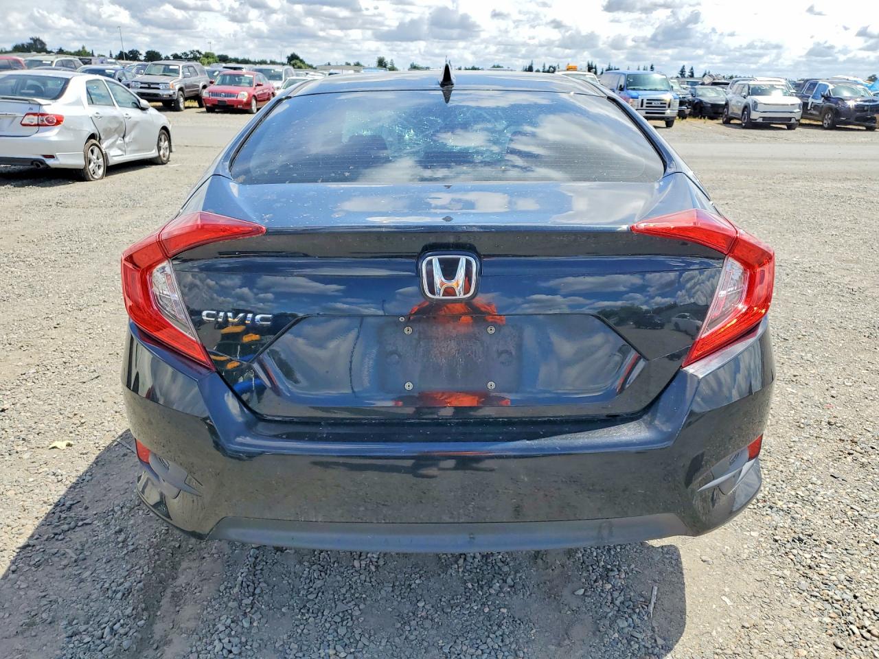 2017 Honda Civic Ex Black vin: 19XFC2F70HE221442