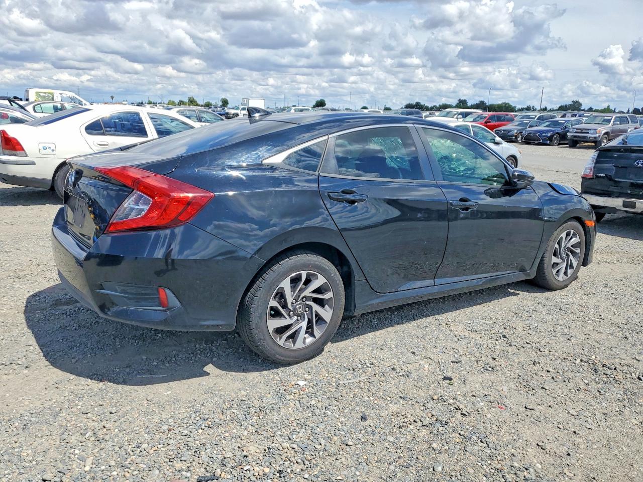 2017 Honda Civic Ex Black vin: 19XFC2F70HE221442