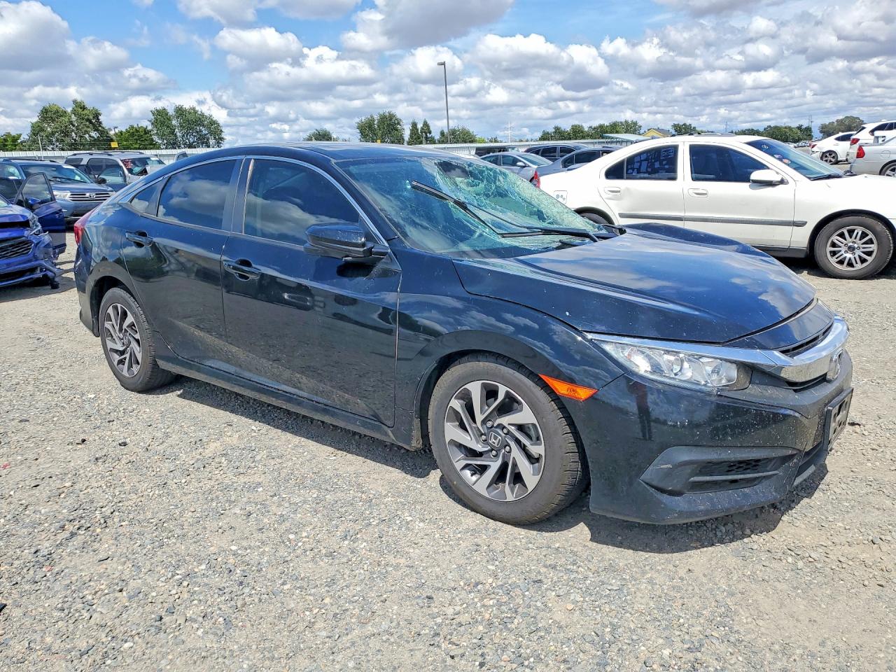 2017 Honda Civic Ex Black vin: 19XFC2F70HE221442