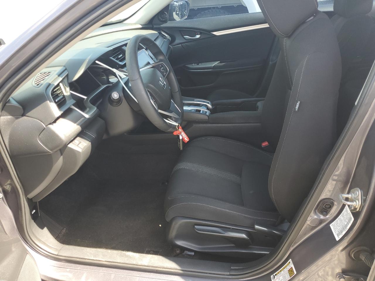 2018 Honda Civic Ex Gray vin: 19XFC2F70JE034126