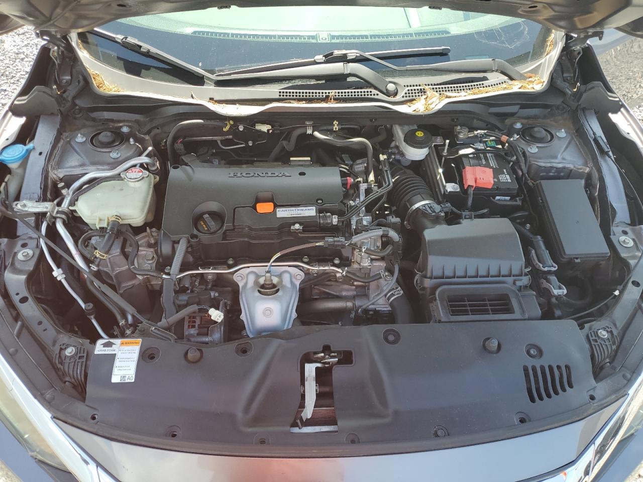 2018 Honda Civic Ex Gray vin: 19XFC2F70JE034126