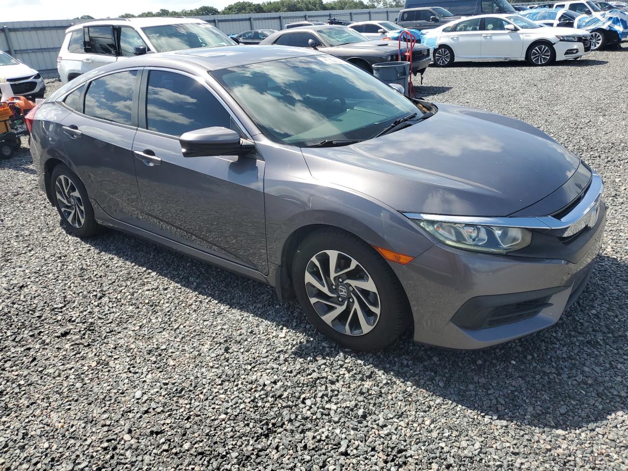 2018 Honda Civic Ex Gray vin: 19XFC2F70JE034126