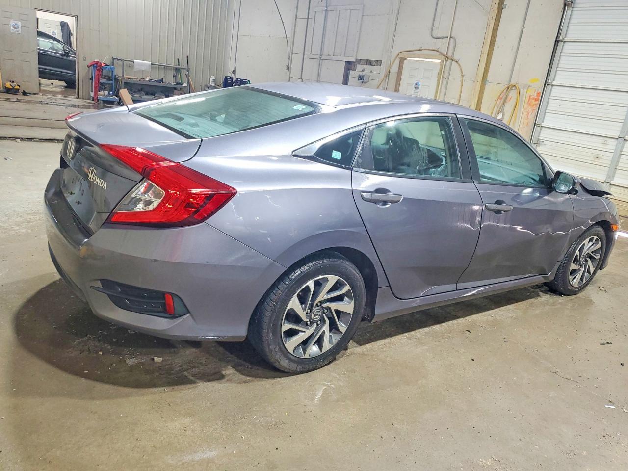 2016 Honda Civic Ex Gray vin: 19XFC2F71GE063157
