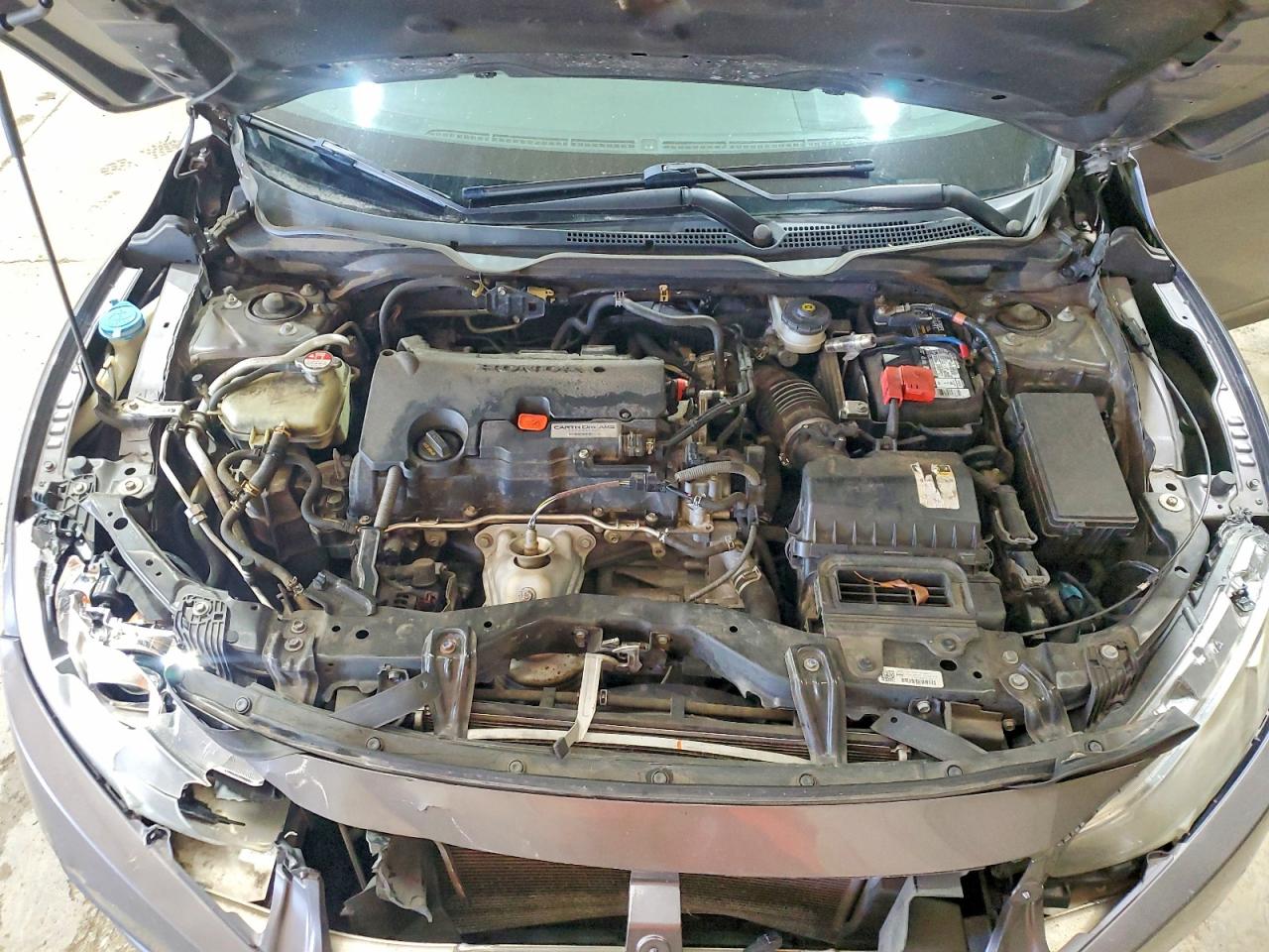 2016 Honda Civic Ex Gray vin: 19XFC2F71GE063157