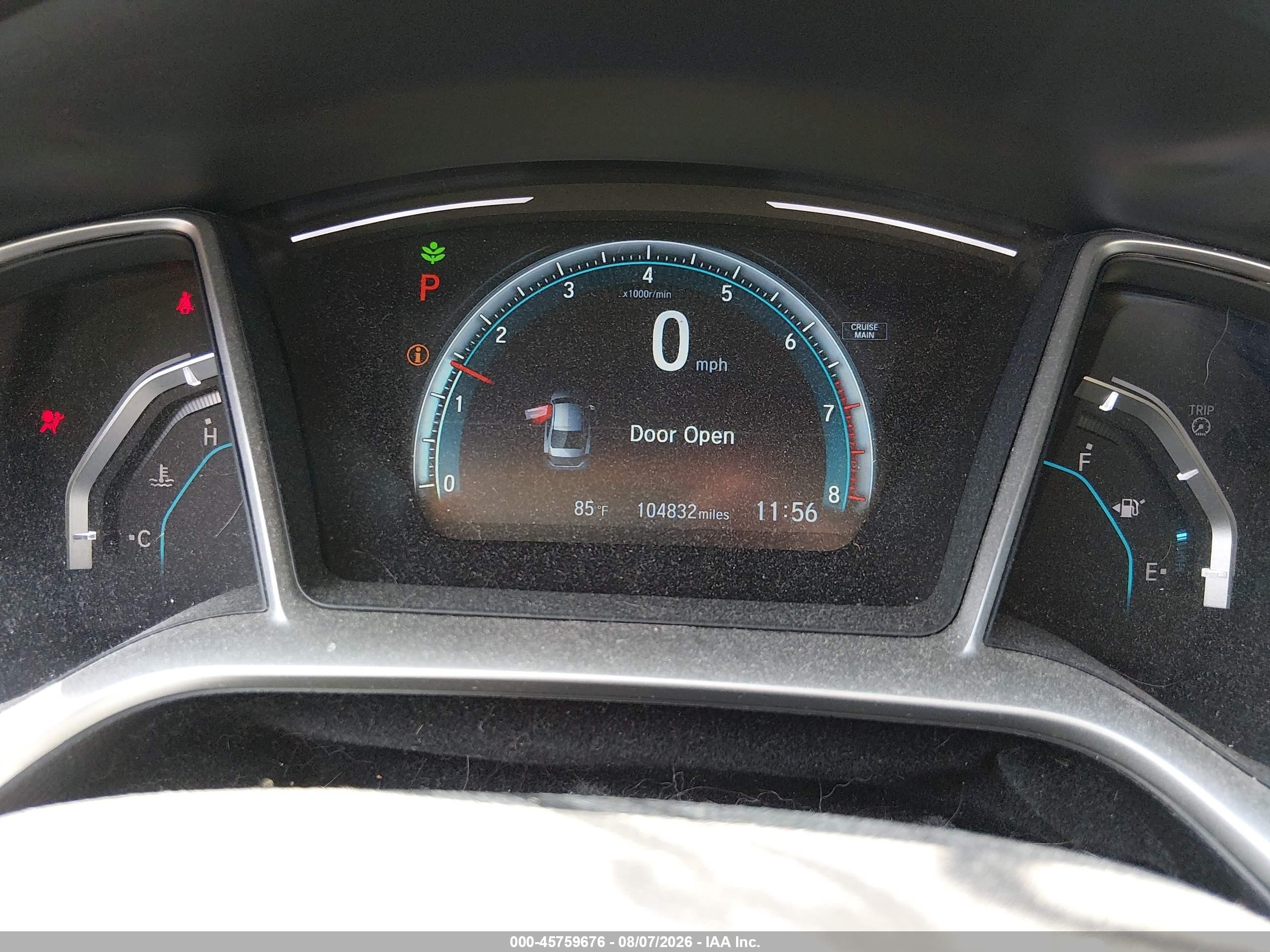 2017 Honda Civic Ex Black vin: 19XFC2F71HE058963