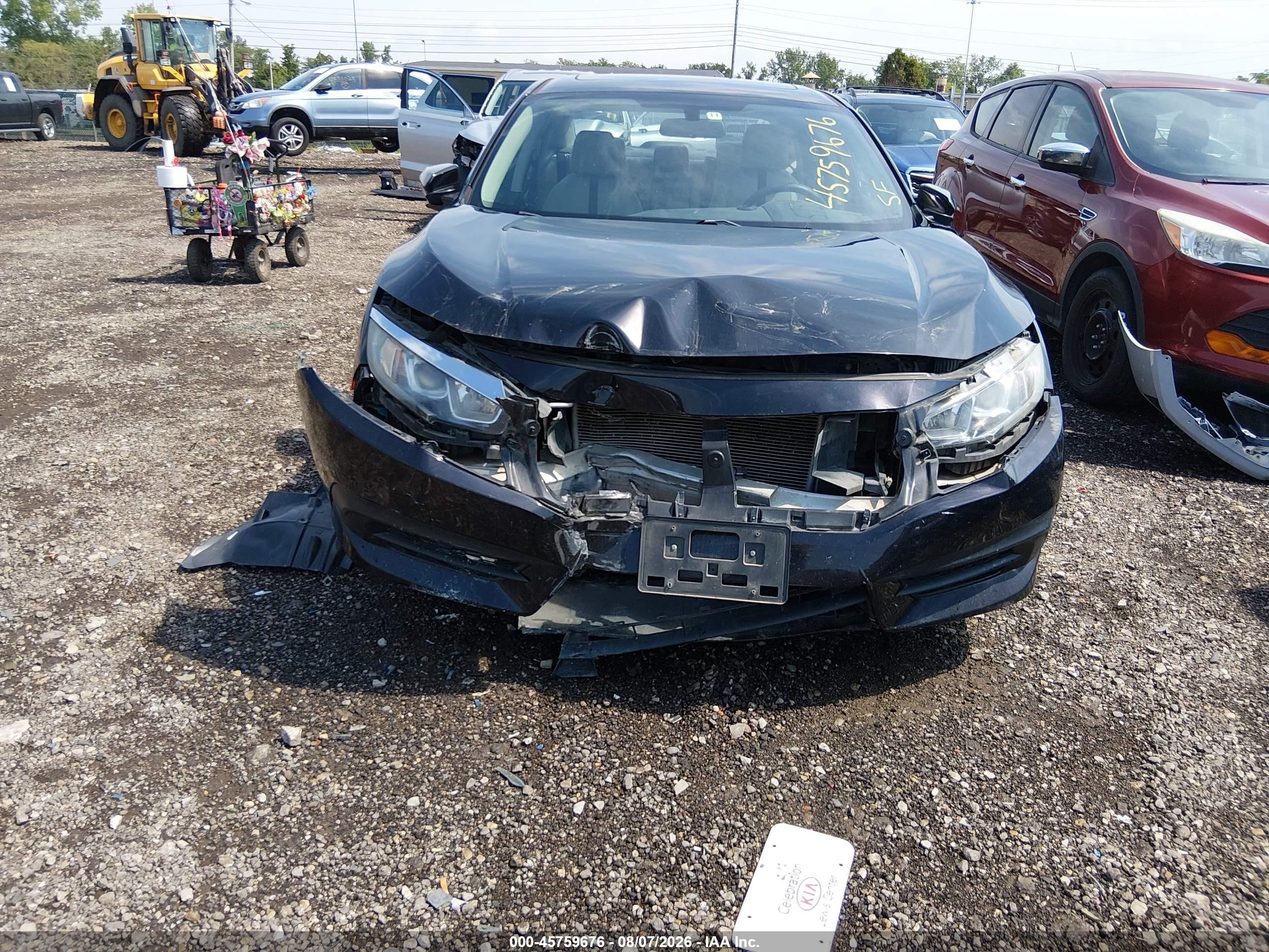 2017 Honda Civic Ex Black vin: 19XFC2F71HE058963