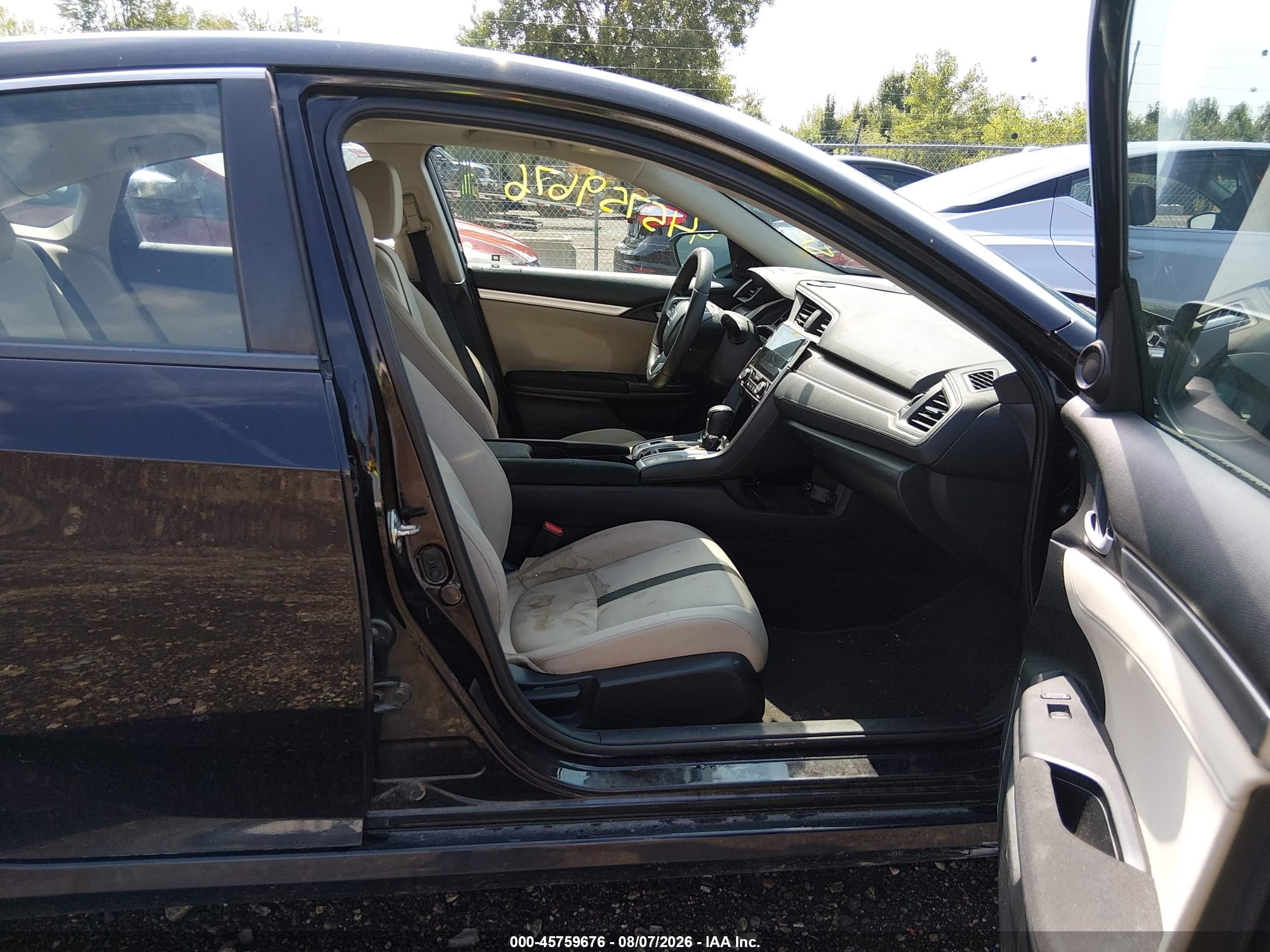 2017 Honda Civic Ex Black vin: 19XFC2F71HE058963