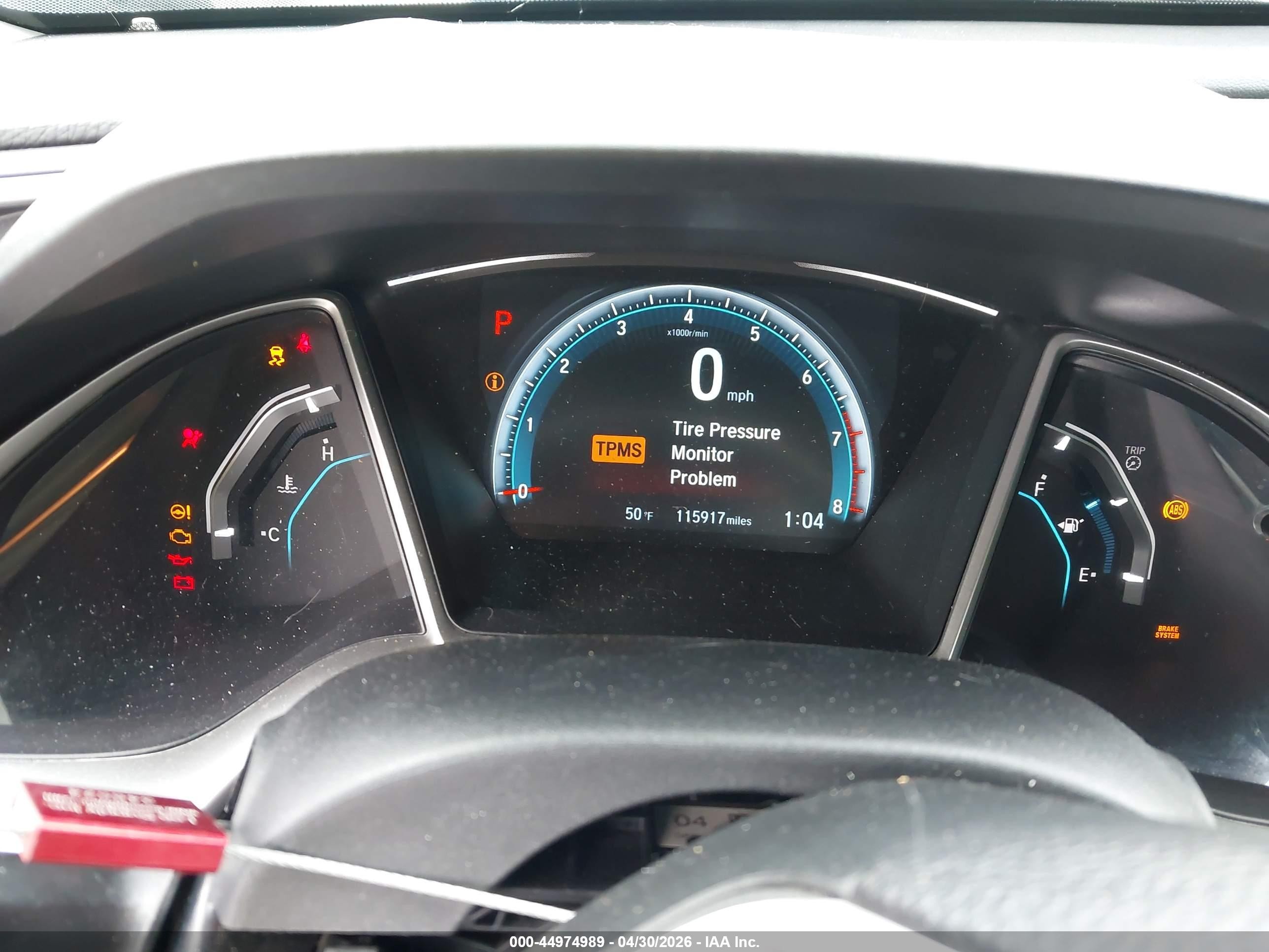 2016 Honda Civic Ex White vin: 19XFC2F72GE063717