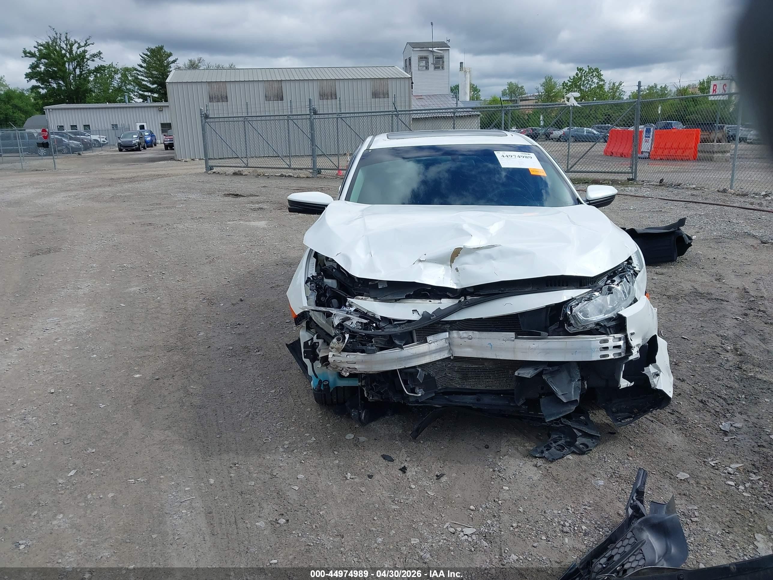 2016 Honda Civic Ex White vin: 19XFC2F72GE063717