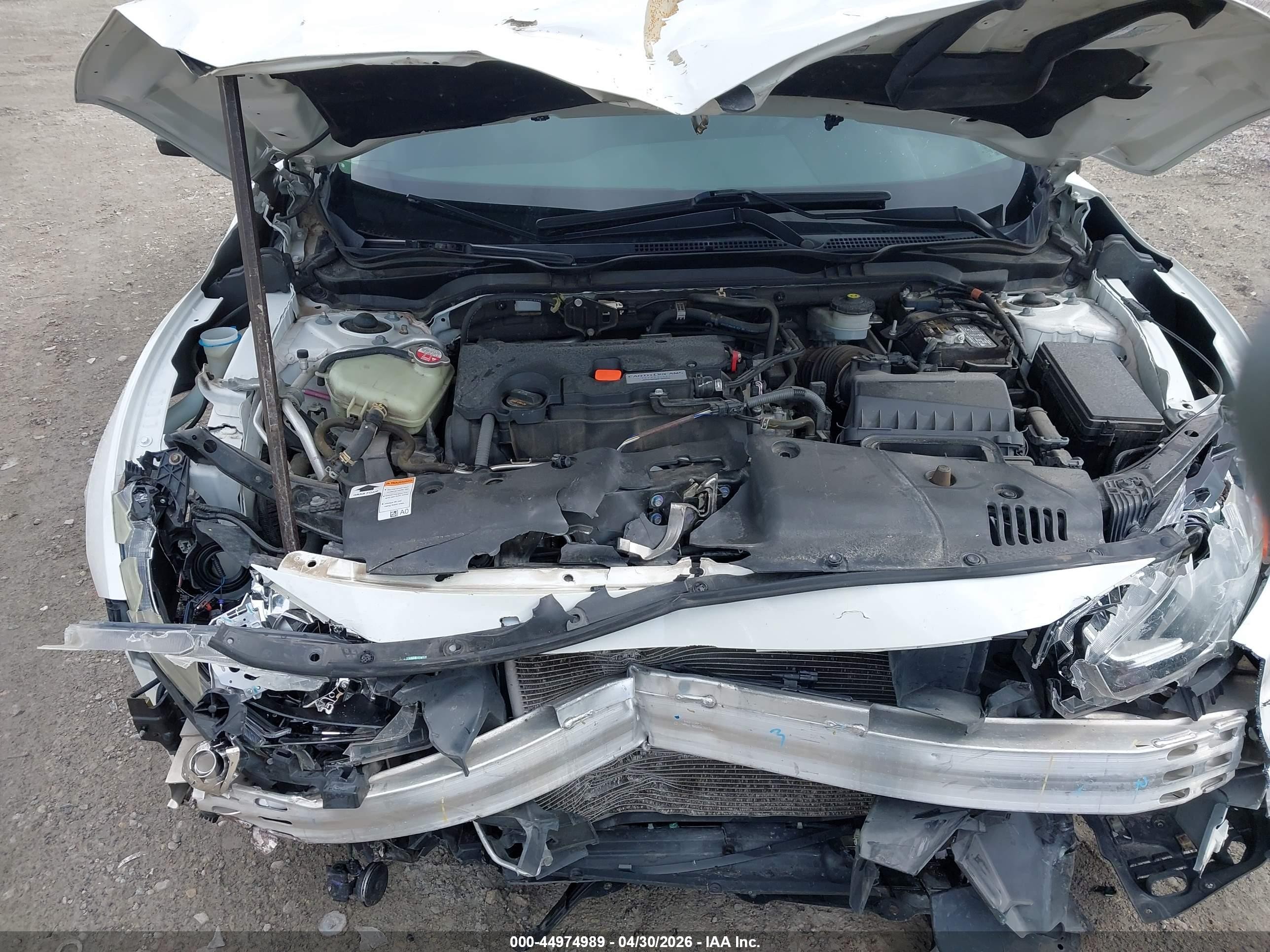 2016 Honda Civic Ex White vin: 19XFC2F72GE063717
