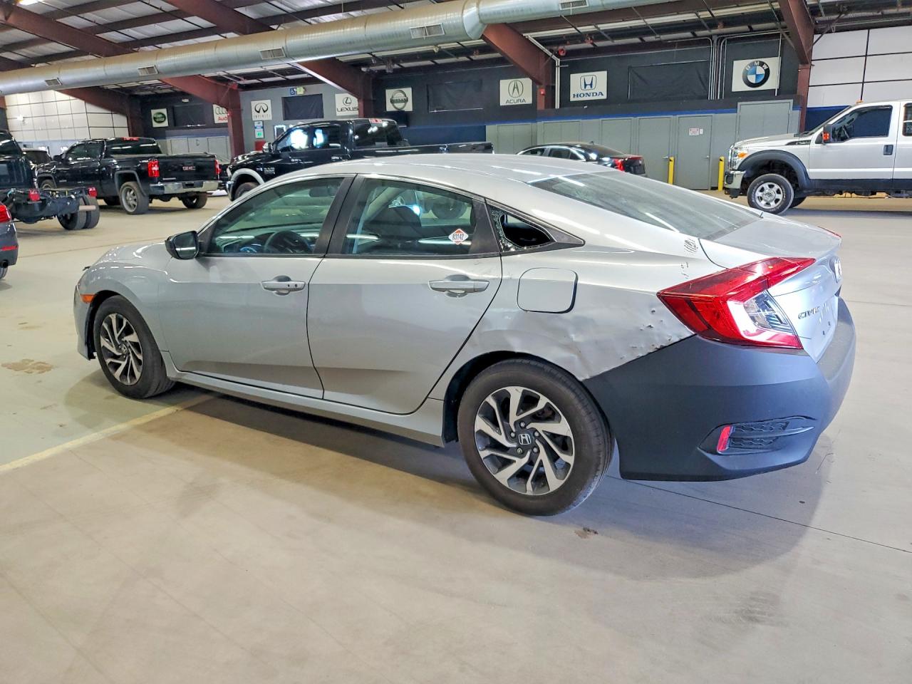 2016 Honda Civic Ex Silver vin: 19XFC2F72GE231307